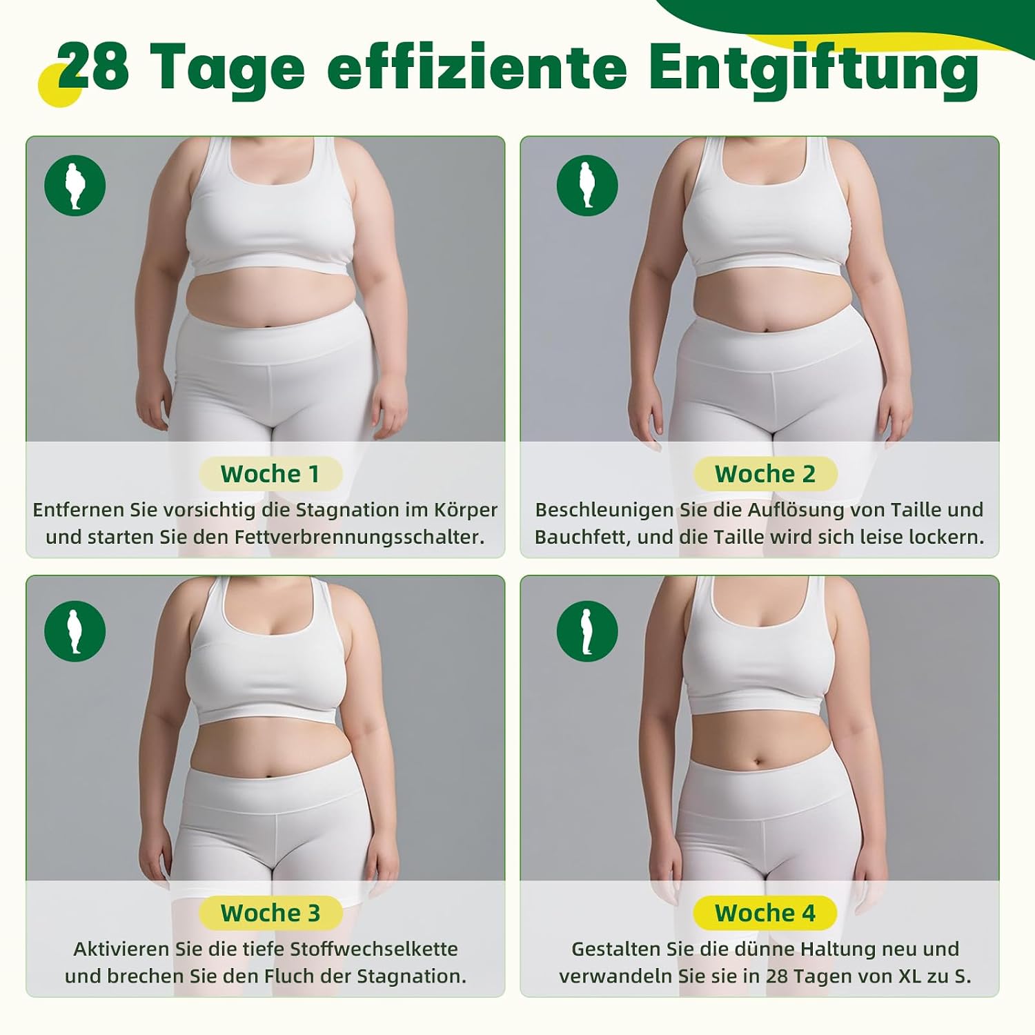 Detalle de 28 Tage Kräutertee mit Grüntee, Lotusblatt, Cassia Samen, Maulbeerblatt & Moringa Samen – Sanfter Kräutergenuss für den Alltag