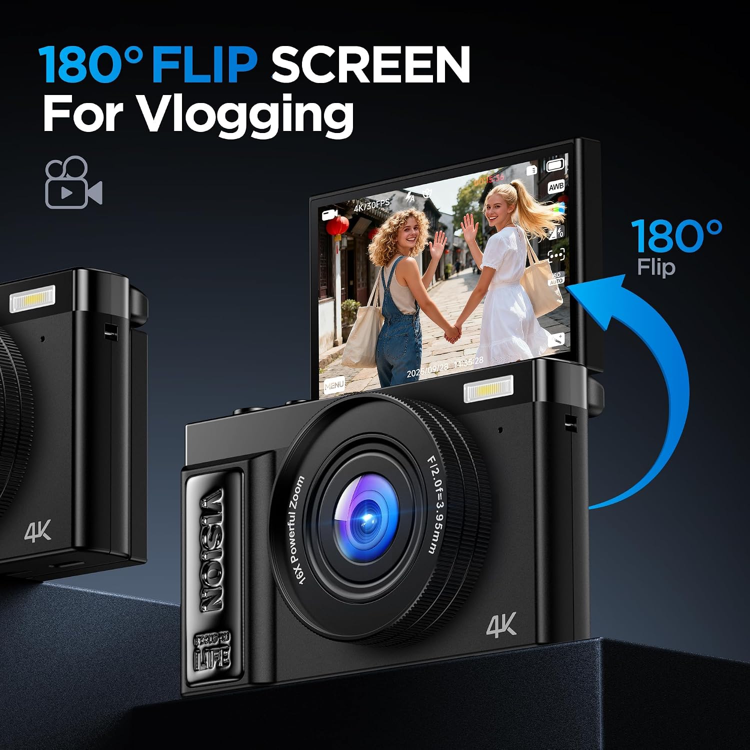 Detalle 2 de Digital Camera 4K 64MP with 16× Zoom