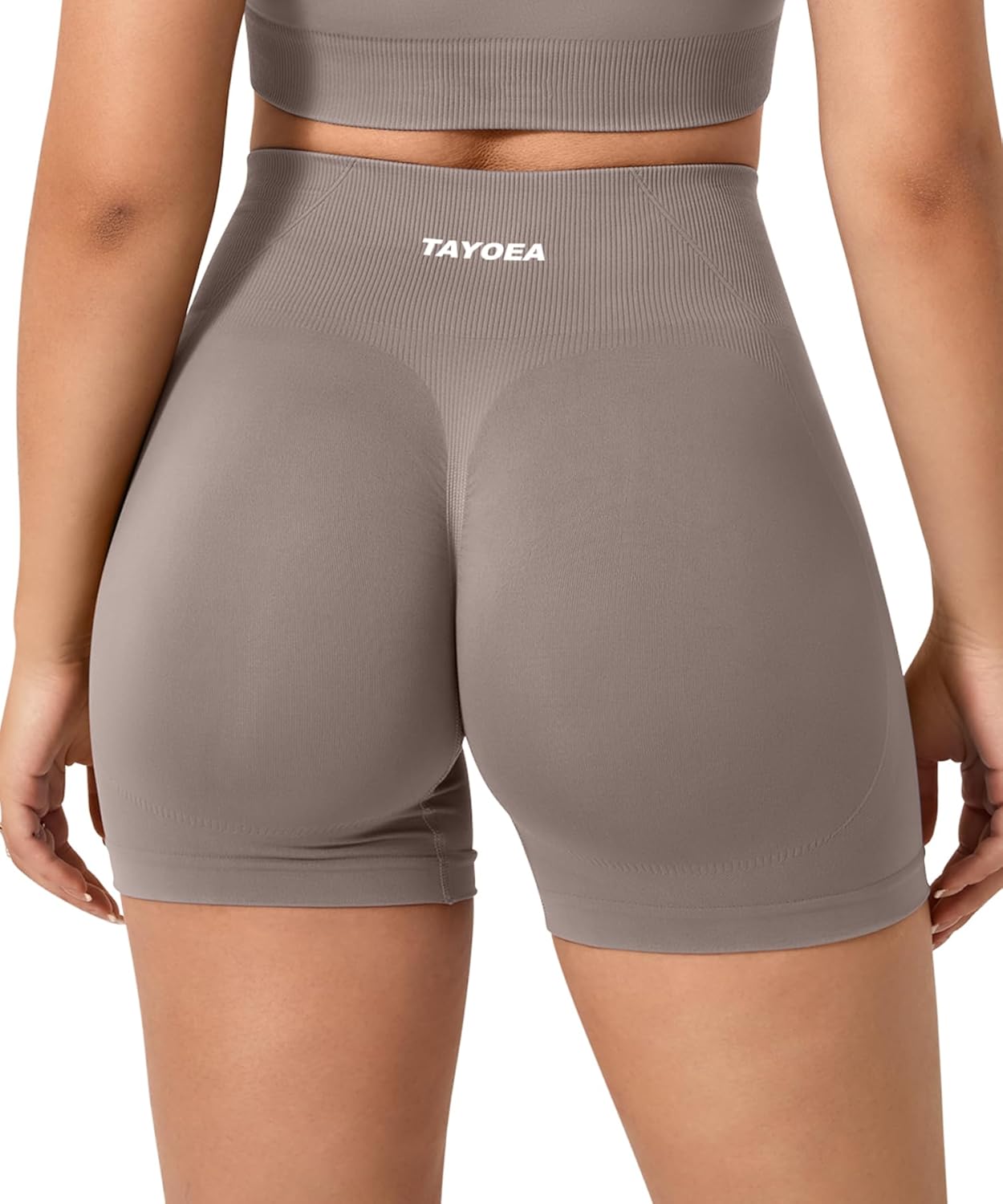 Thumbnail 3 de TAYOEA Sport Shorts Damen Scrunch Butt Lift – Seamless Push Up Gym-Shorts