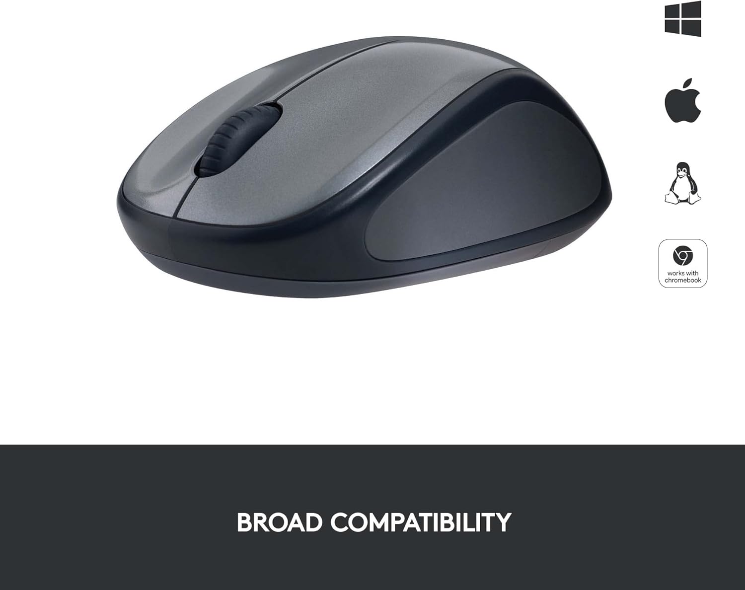 Detalle de Logitech M235 Ratón inalámbrico 💻 1000 DPI, 12 meses autonomía