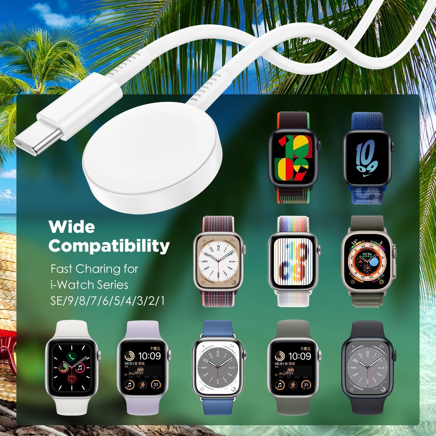 Thumbnail 4 de Hzevn iWatch USB C Charger Cable 3ft 2Pack