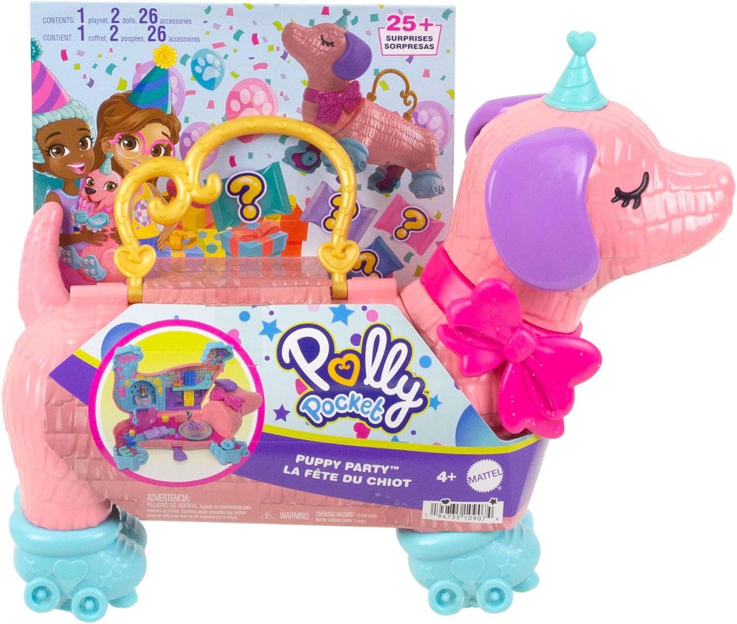 Thumbnail 5 de Polly Pocket Festa dei Cuccioli playset pignatta 26 accessori