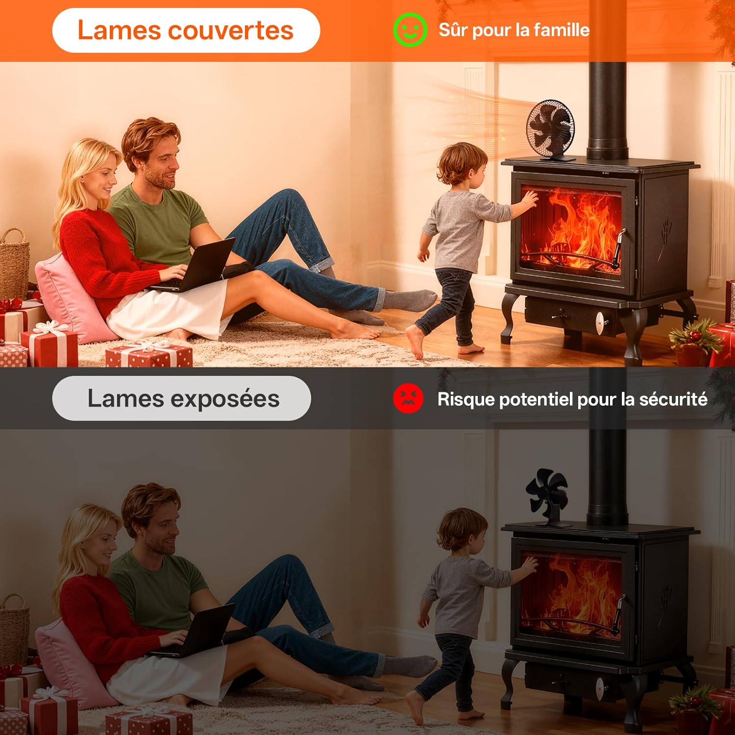 Detalle 2 de JossaColar Ventilateur de poêle