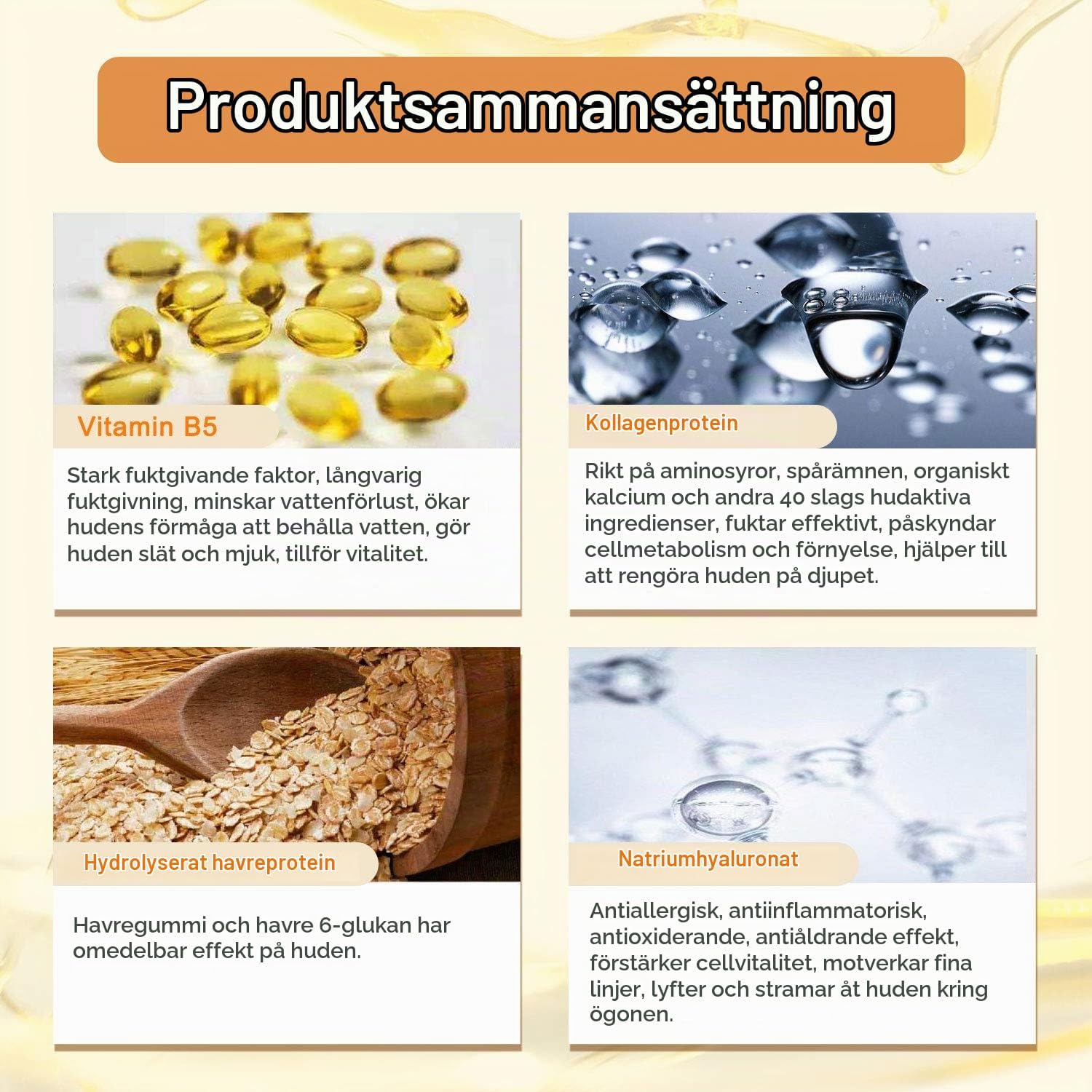 Detalle 2 de KAIYOCA ögonmask i gel, 25 par med hyaluronsyra och kollagen