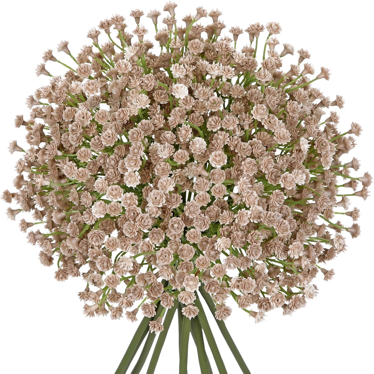 Thumbnail 6 de Briful 10er Set Schleierkraut (Gypsophila) als künstliche Blumen, 10 flexible Kunstzweige für Deko & Sträuße