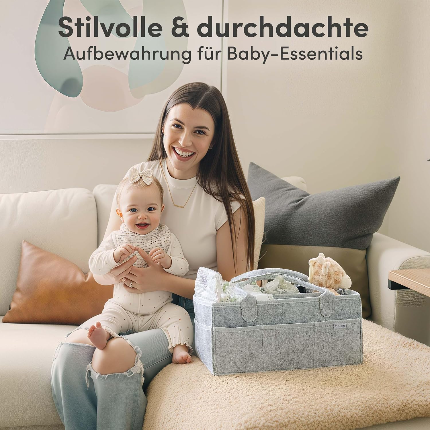 Thumbnail 1 de PUTSKA Windelkorb Organizer 38×23×18 cm