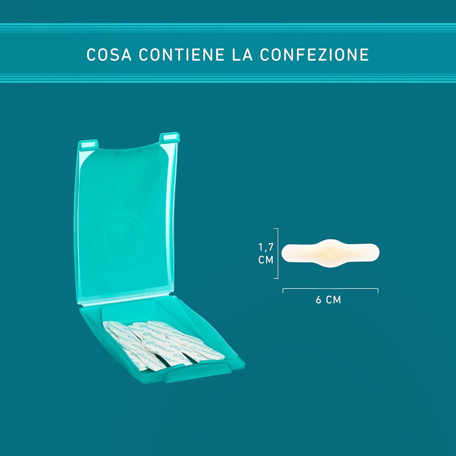 Detalle 1 de Compeed plastry na odciski, średnie, hydrokoloidowe i wodoodporne, 10 szt.