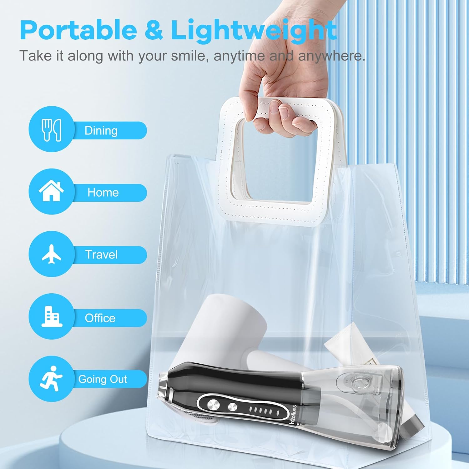 Thumbnail 5 de H2ofloss Portable Oral Irrigator with 5 Modes ⚙
