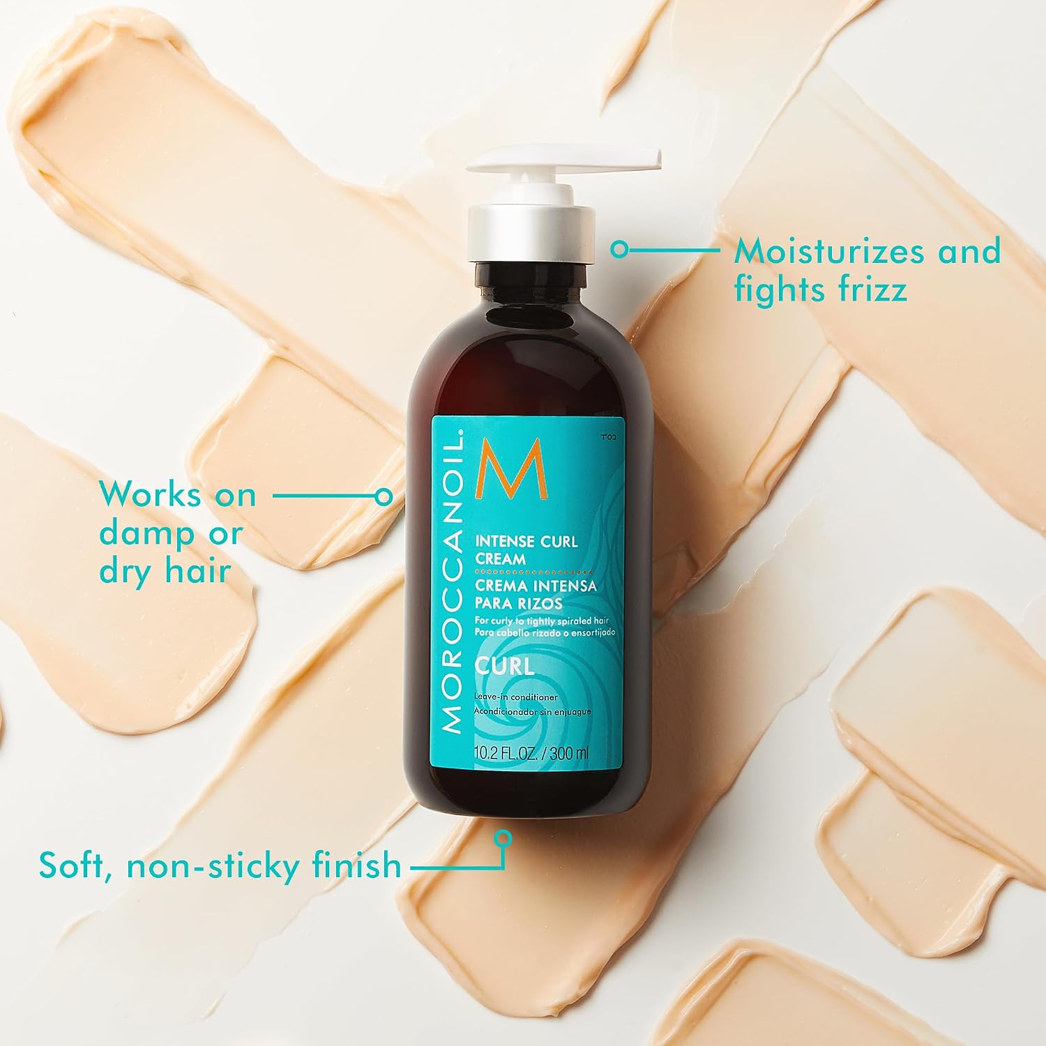 Detalle 2 de Moroccanoil Intense Curl Cream MORBBITCC300, Curl-Defining Cream, 10.2 Fl. Oz.