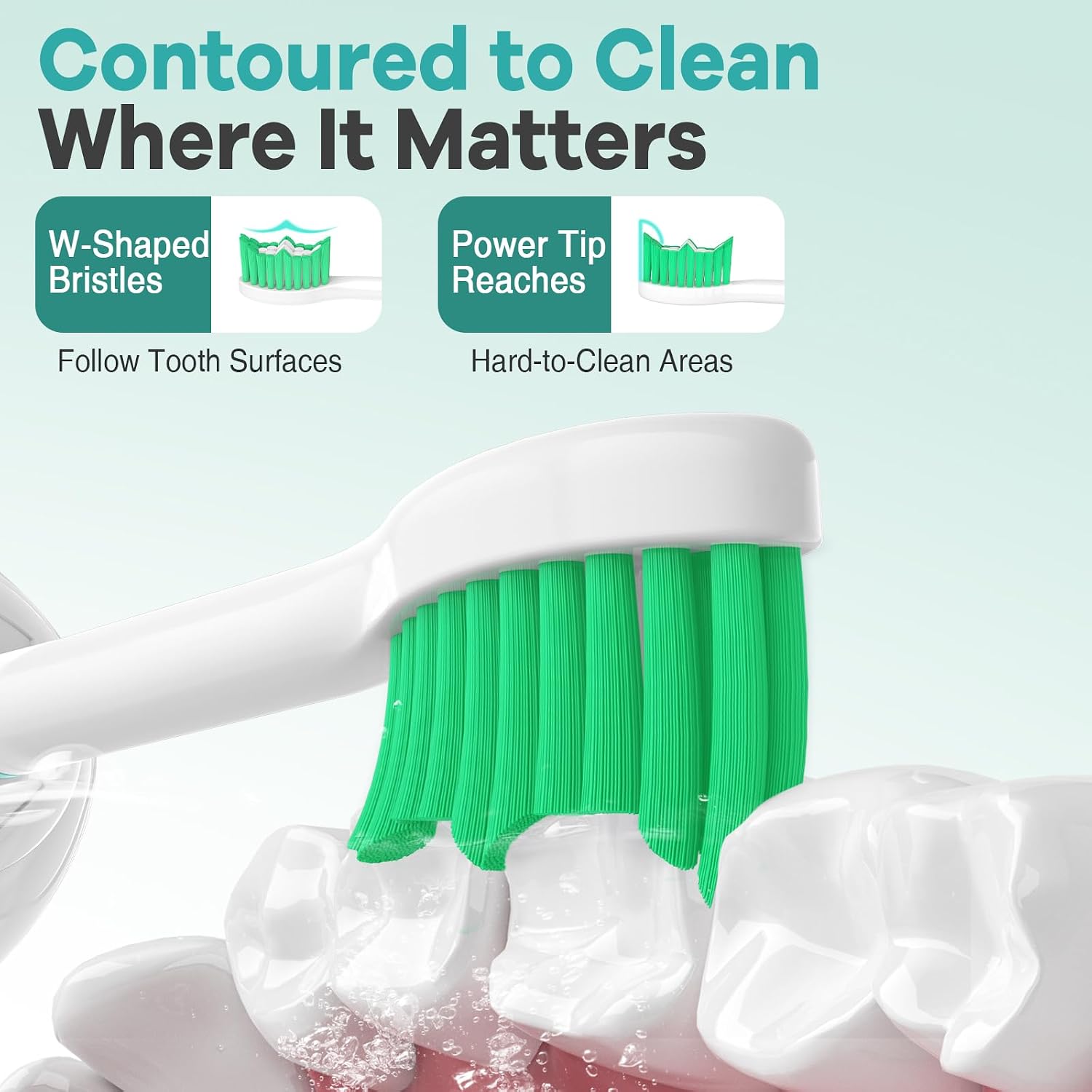 Thumbnail 2 de Aoremon Toothbrush Heads for Philips Sonicare, 6-Pack 🦷