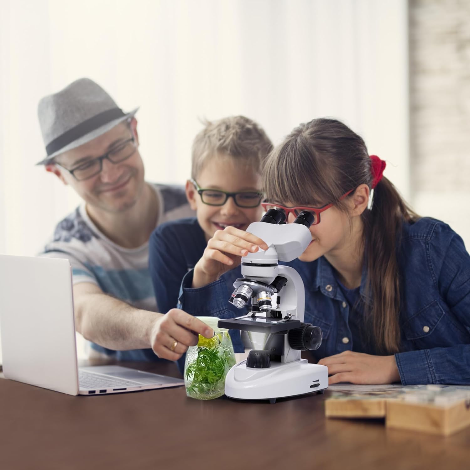 Thumbnail 5 de Binocular Microscope 200x–5000x with 6x multiplier 🔬