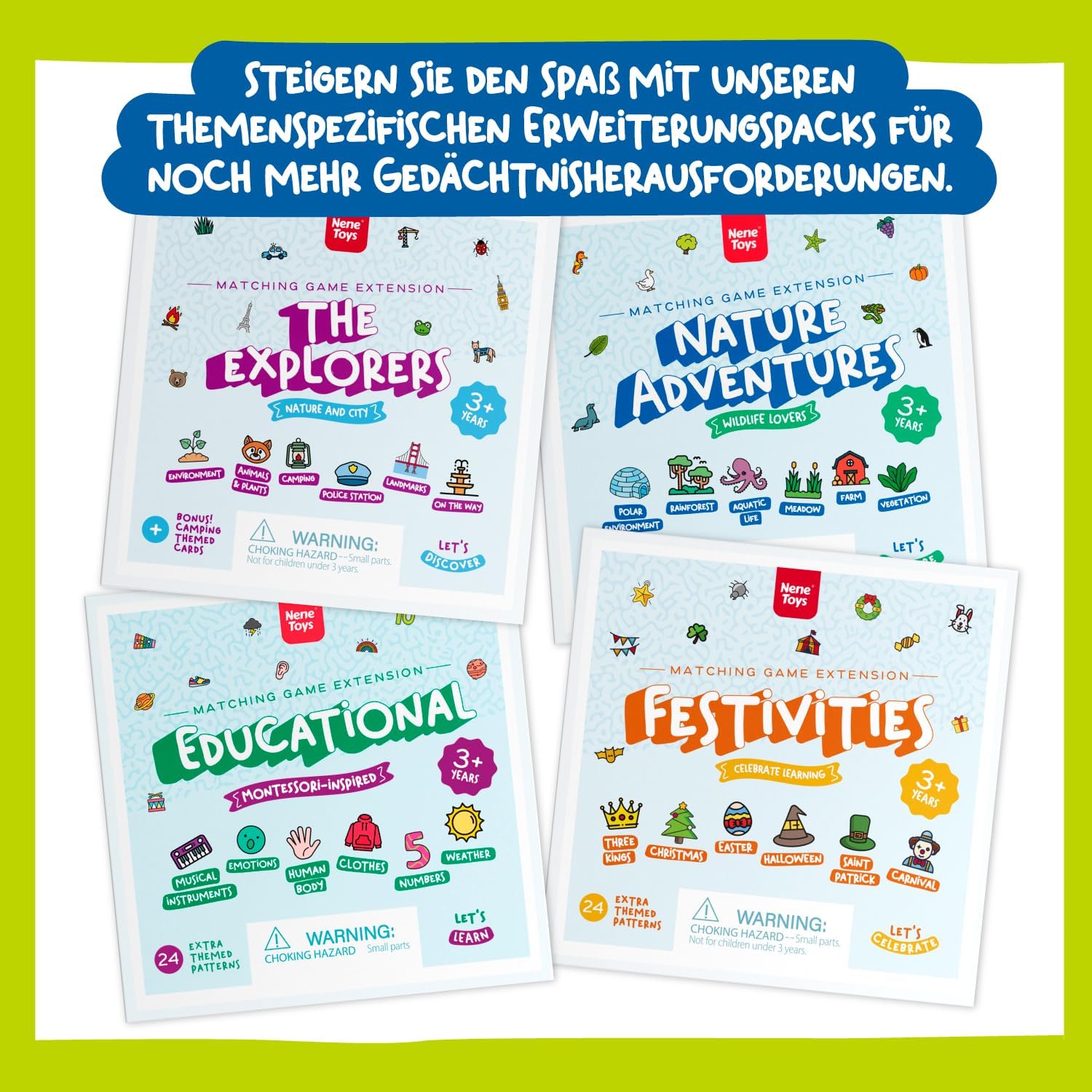 Thumbnail 5 de Nene Toys Marienkäfer-Garten Gedächtnisspiel 10 Muster