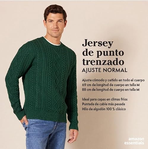 Detalle 2 de Amazon Essentials pull torsadé coton