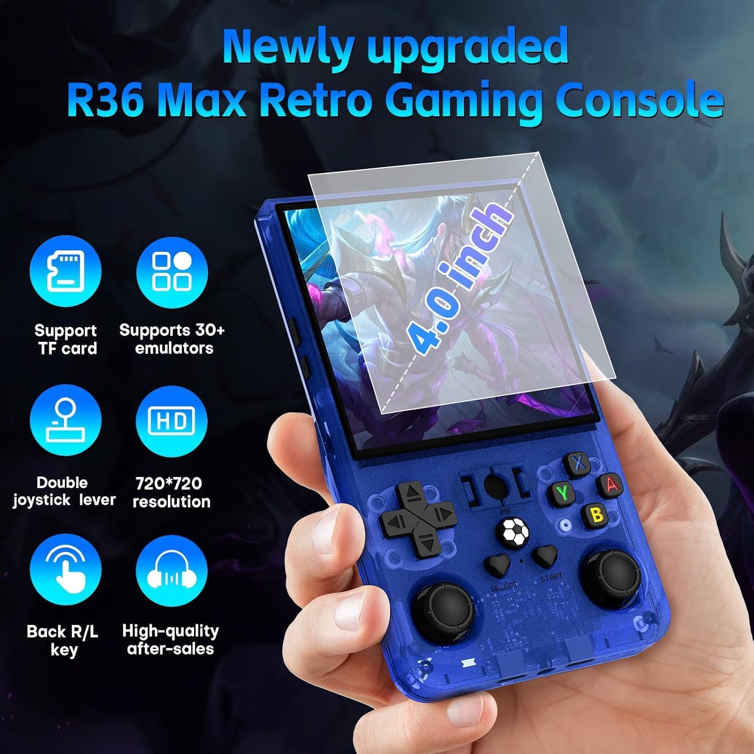 Thumbnail 1 de R36MAX Handheld Game Console: Retro Gaming on the Go with 64GB and Open Source Linux