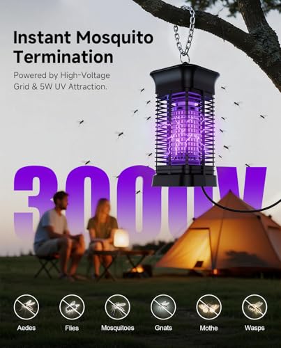 Detalle de Lampe Anti Moustique Gropfaros – Électrique et Sans Produits Chimiques, 15 W, 365 nm, 4200 V
