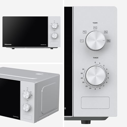 Thumbnail 7 de Hisense H20MOWP1: Forno Microonde con Controllo Meccanico, 20 L, 700 W (Bianco)