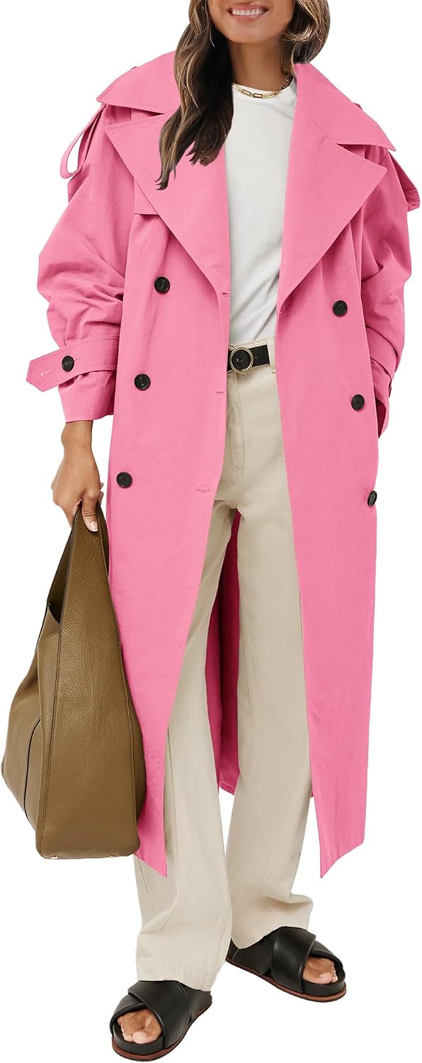 Thumbnail 5 de Farktop Oversized Long Trench Coat for Women