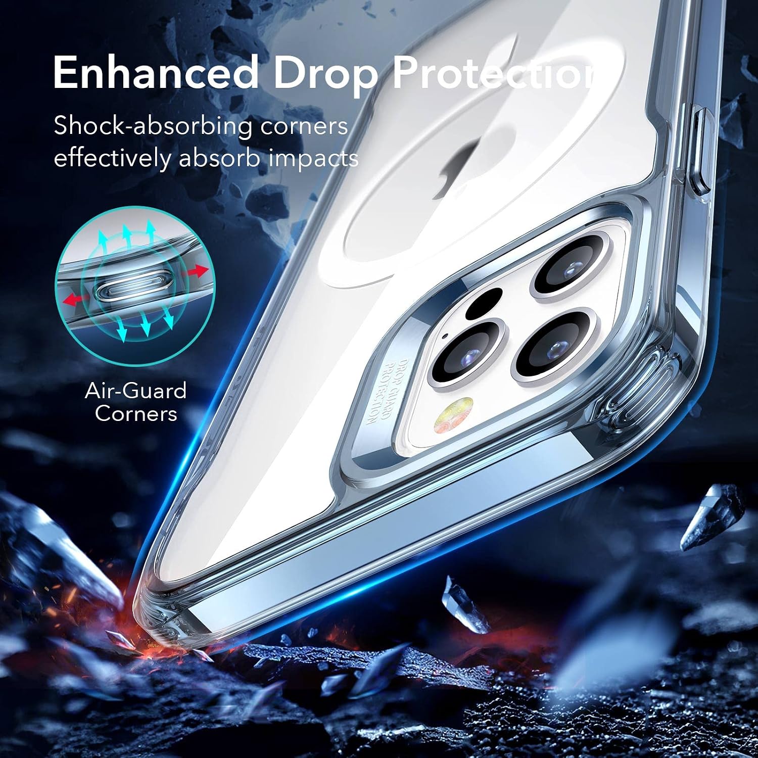 Thumbnail 4 de ESR iPhone 12 Pro Max Case with MagSafe Blue 💼