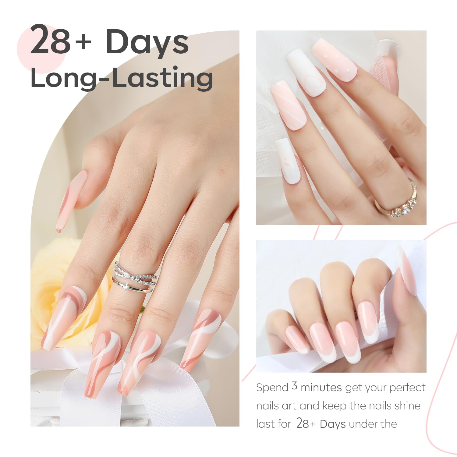 Detalle 2 de Modelones Gel Nail Polish Set 6 colors