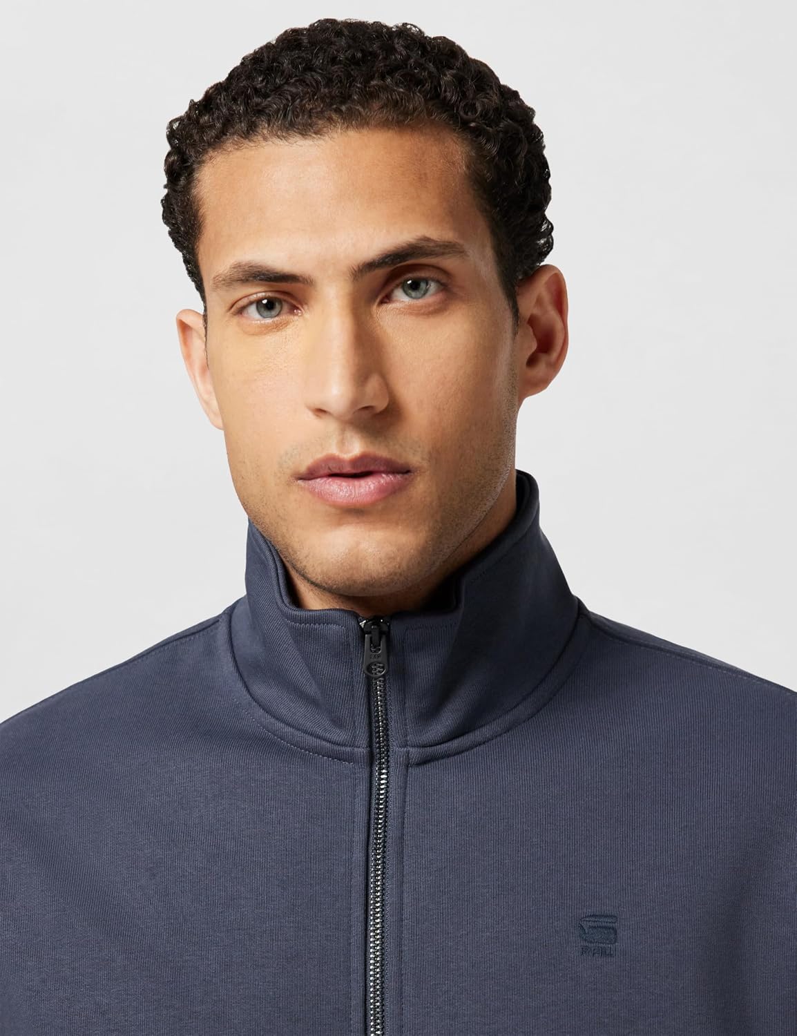 Detalle de G-Star Uomini Nifous Zip Thru Sweater: stile urbano e comfort daily