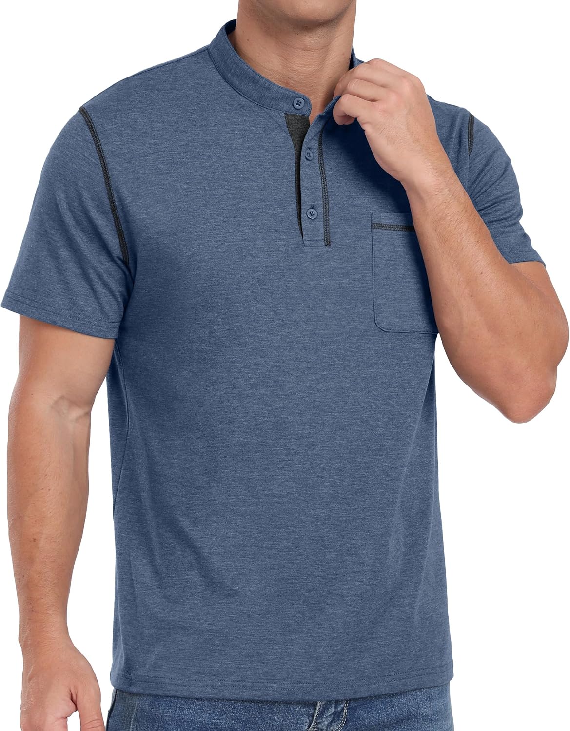Thumbnail 3 de Sailwind Men’s Henley Short Sleeve Shirt