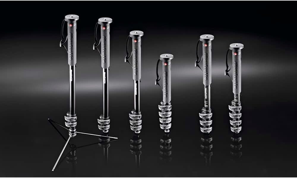 Thumbnail 5 de Manfrotto Xpro Photo 4‑section Carbon Monopod 20 kg