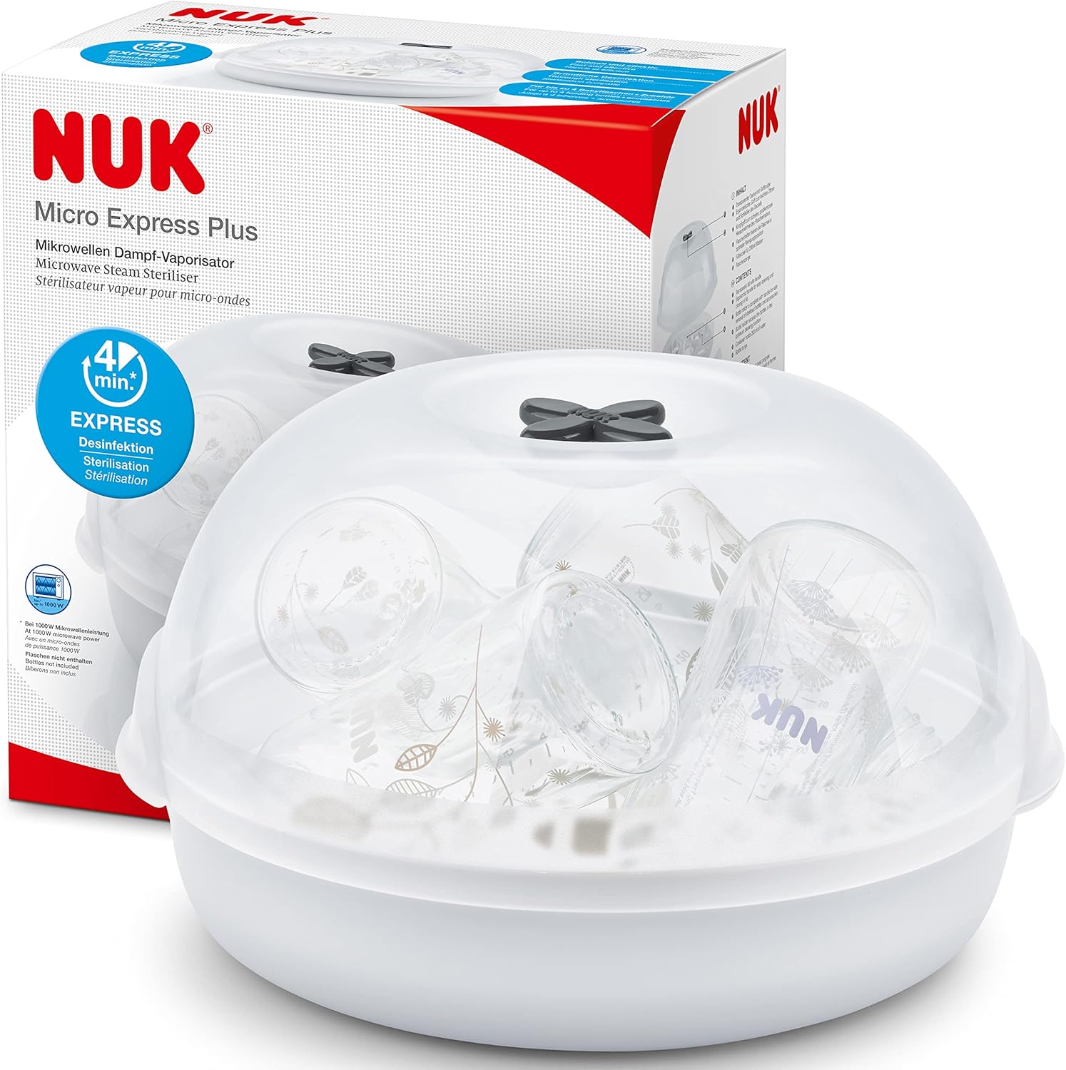 Detalle de NUK Micro Express Plus sterilizzatore 4 biberon