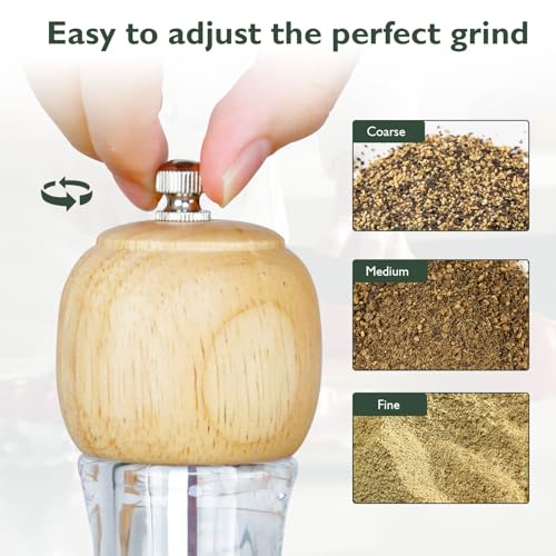 Thumbnail 4 de ManGotree molinillo de pimienta y sal 8 pulgadas