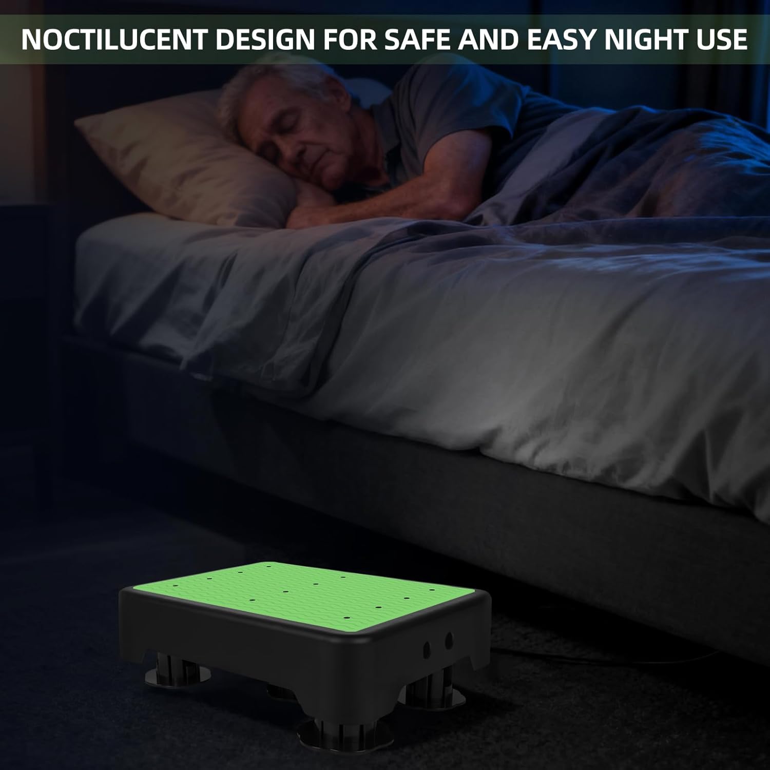 Thumbnail 3 de Adjustable Step Stool for Adults 3-Level Glow