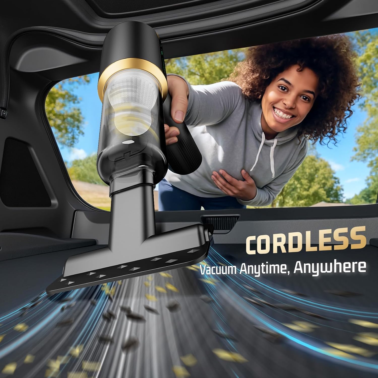 Thumbnail 6 de Cordless Car Vacuum Cleaner with 16000Pa Suction, HEPA Filter, and Type-C Charging
