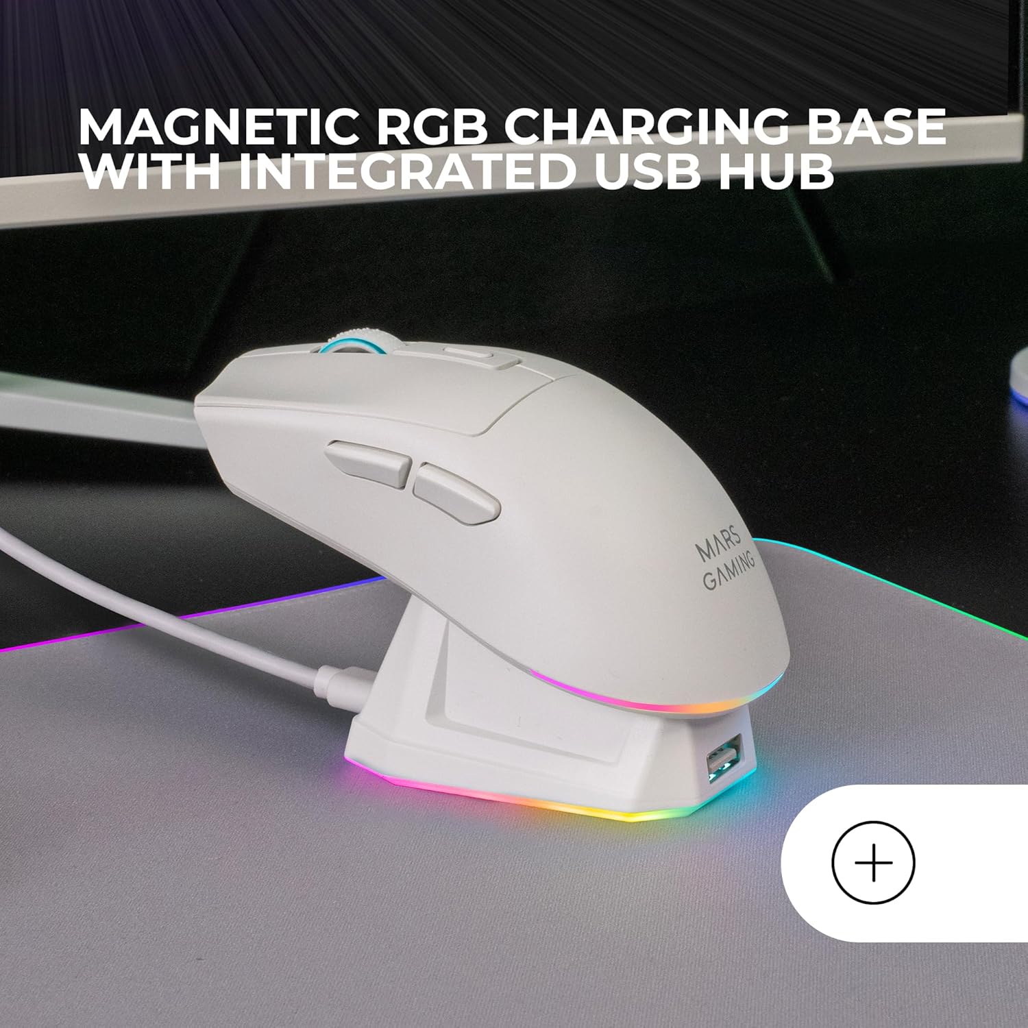 Thumbnail 3 de Mars Gaming MM-T3 🖱️ Ratón Inalámbrico Ligero con RGB