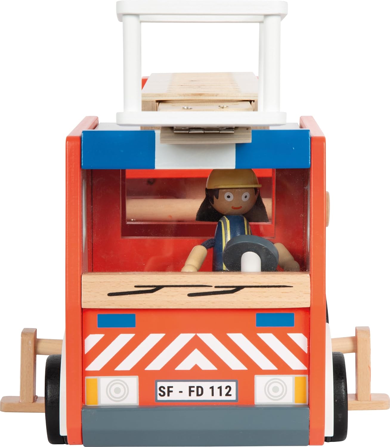 Thumbnail 6 de small Foot Feuerwehrauto aus Holz 360° Leiter