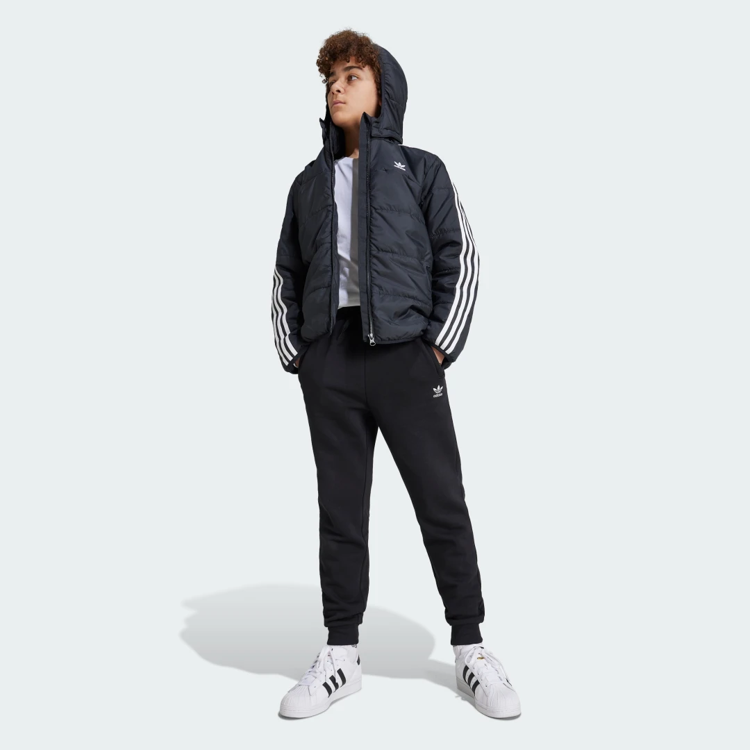 Thumbnail 2 de Adidas Chaqueta Adicolor Negra (Adolescentes)