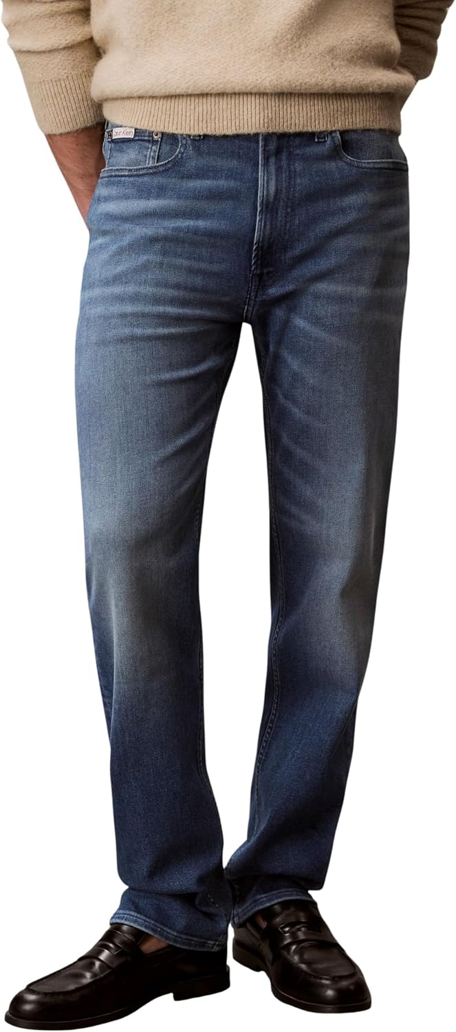 Detalle de Calvin Klein Men's Jeans: daily denim with a timeless, unisex fit
