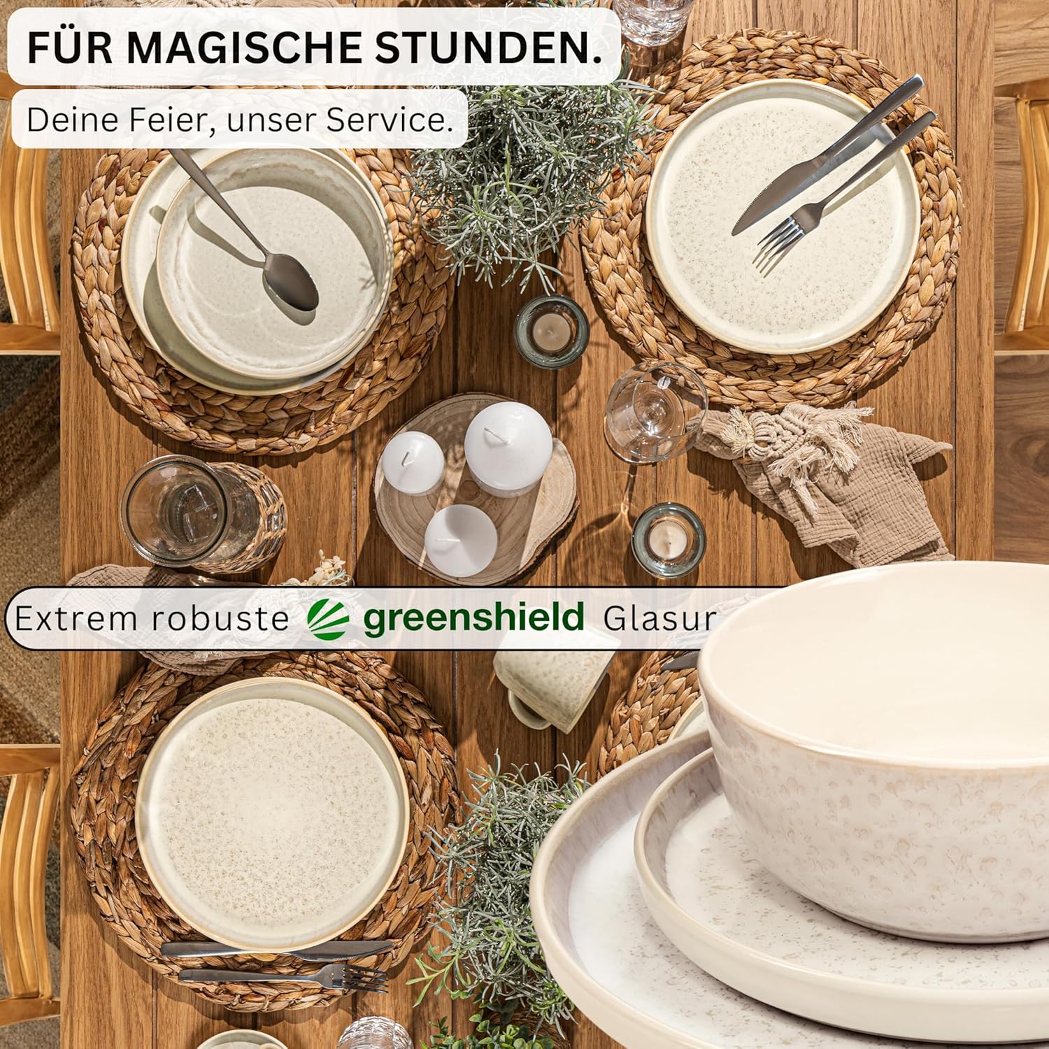 Thumbnail 2 de SÄNGER Key West Geschirrset 24tlg