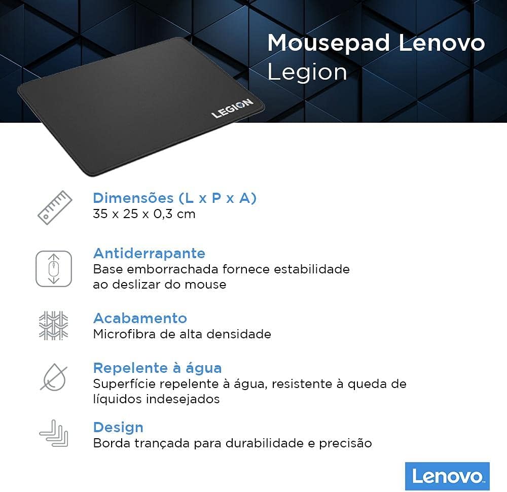Detalle 1 de Lenovo Y Gaming Maus Pad schwarz/rot – präzise Steuerung im Y-Series-Design