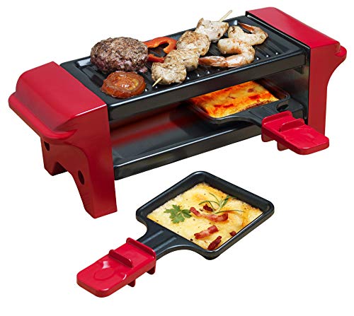 Detalle 2 de Bestron AGR102 mini appareil à raclette 350 W, 2 poêlons antiadhésifs