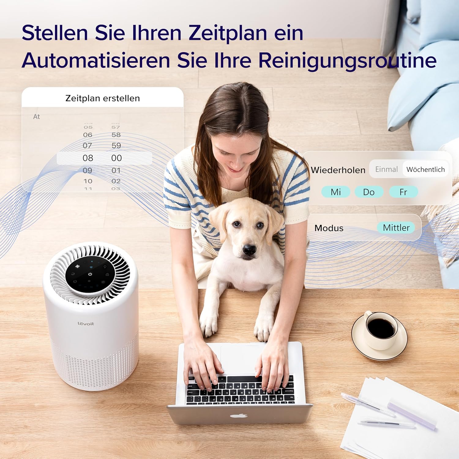 Thumbnail 2 de LEVOIT Luftreiniger 3‑in‑1 HEPA Filter für Schlafzimmer