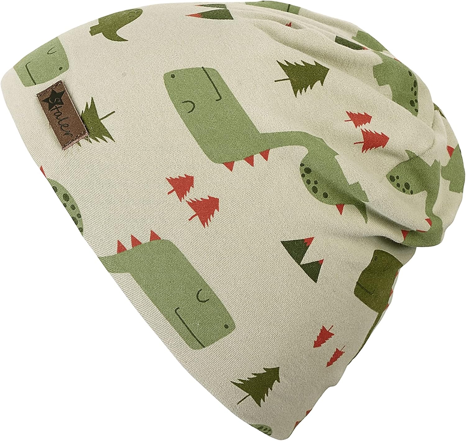 Thumbnail 1 de Sterntaler Bonnet Dino Garçon – Le bonnet tombant doux et réconfortant pour enfant