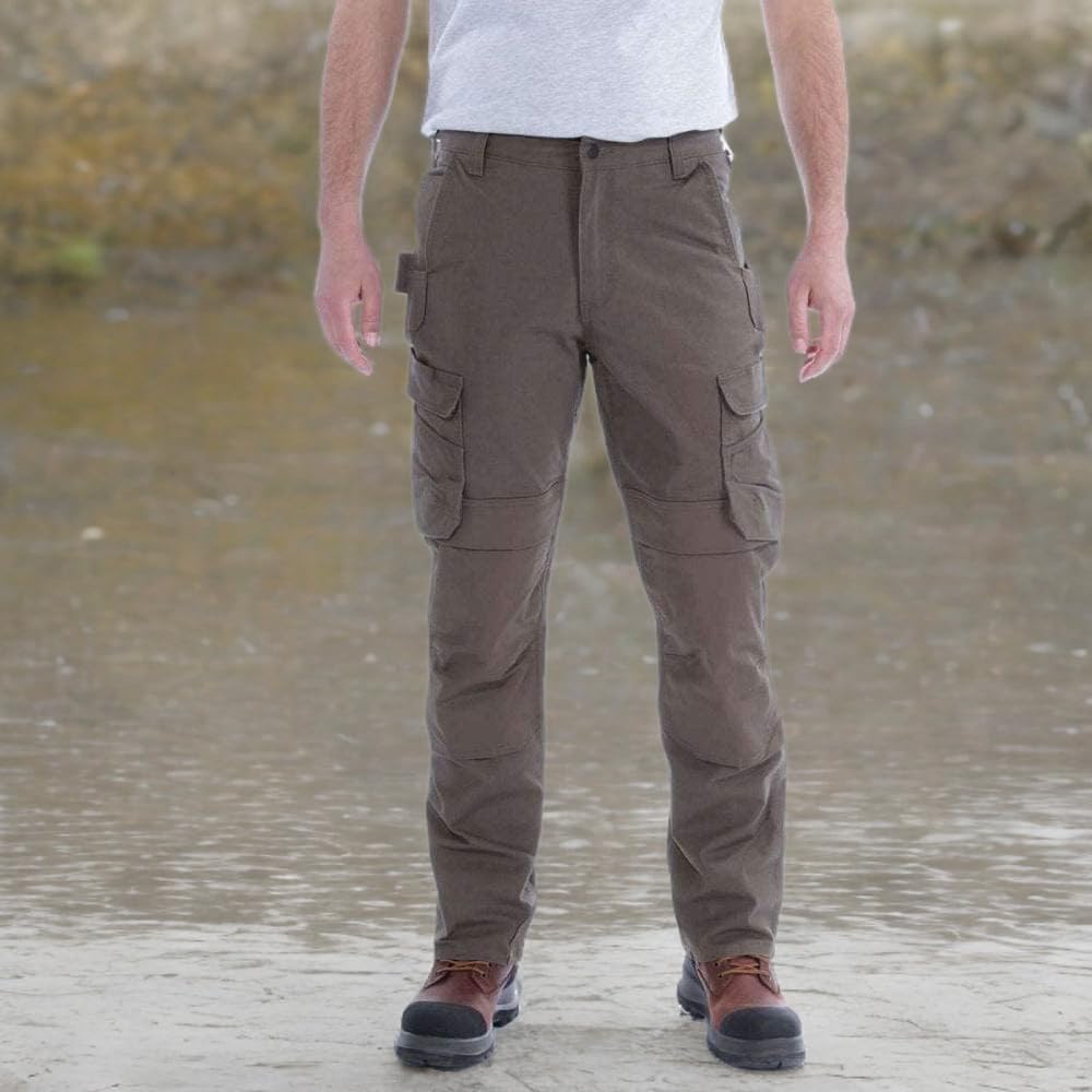 Detalle 2 de Carhartt Herren Work Utility Pants Relaxed Straight mit Rugged Flex™ Ripstop und Double-Front Cargo