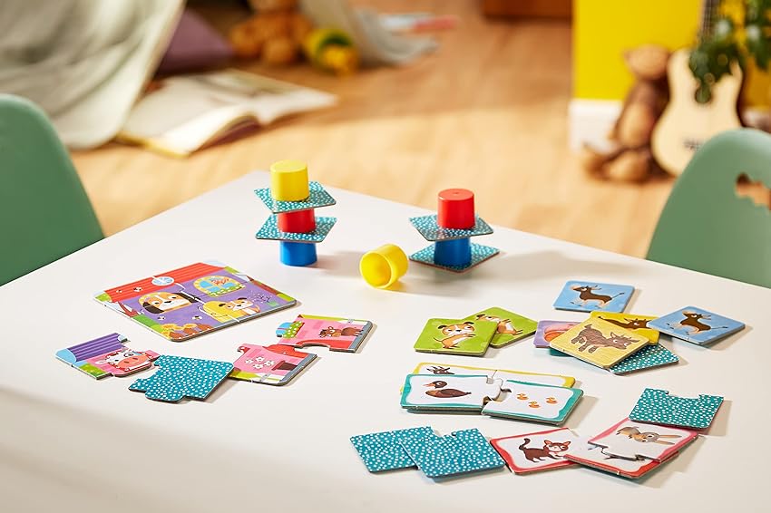 Detalle 2 de Lisciani Carotina Baby 🧸 Juegos Educativos 4 en 1 para Niños