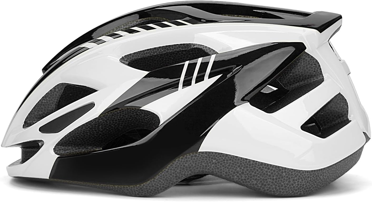 DmTown Bike Helmet (Men & Women) with Adjustable 55–62cm Fit, 19 Oversized Vents and Removable Padding