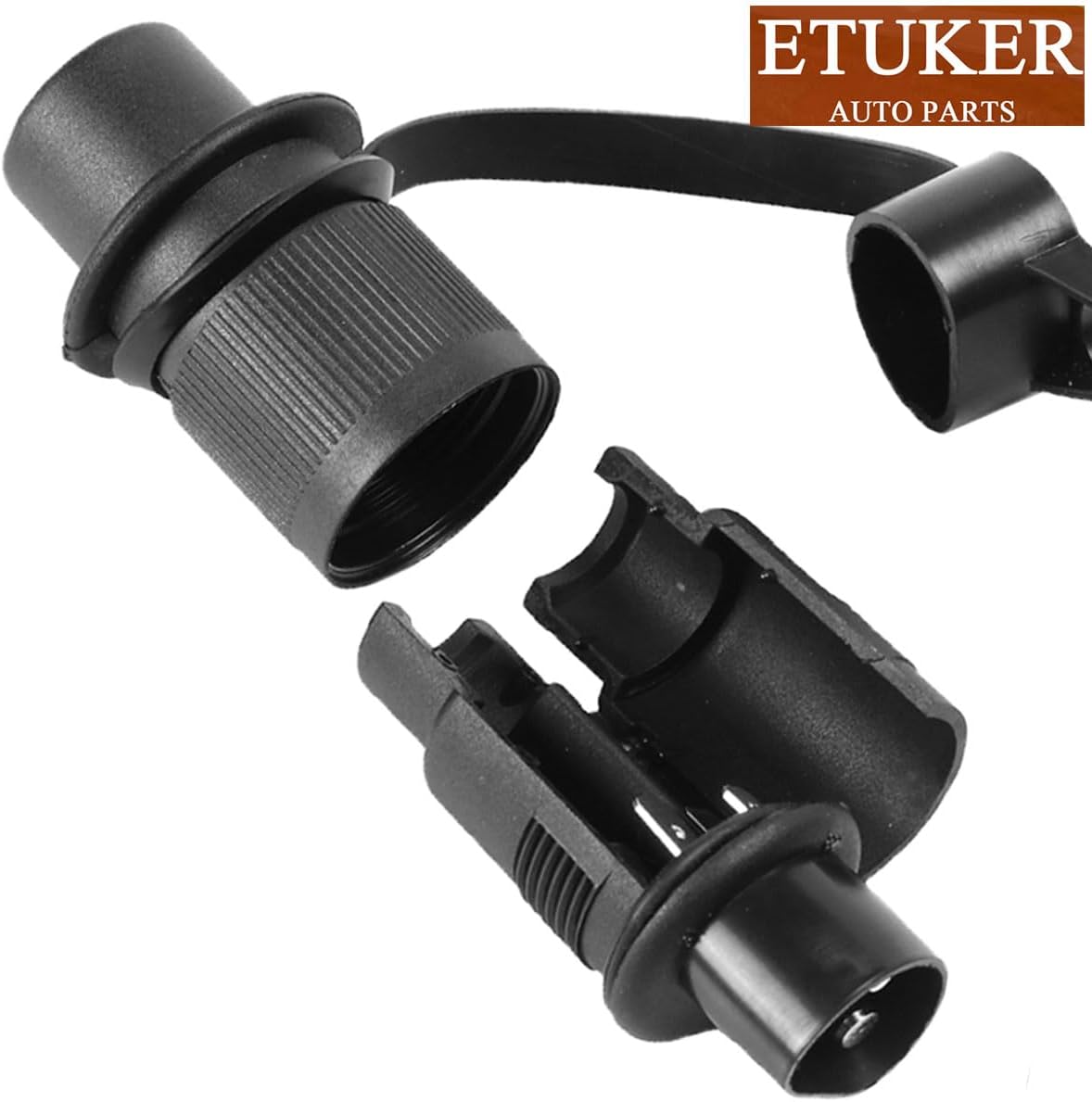 Detalle 2 de ETUKER 3x Trailer Plug & Socket Set with Flat Terminals for Trailer & Van