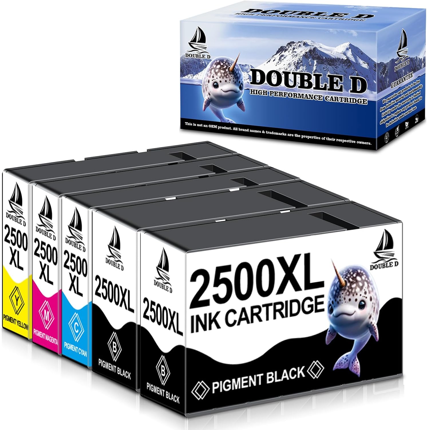 Detalle de DOUBLE D PGI-2500XL Ersatzpatronen 2500 Seiten 🖨