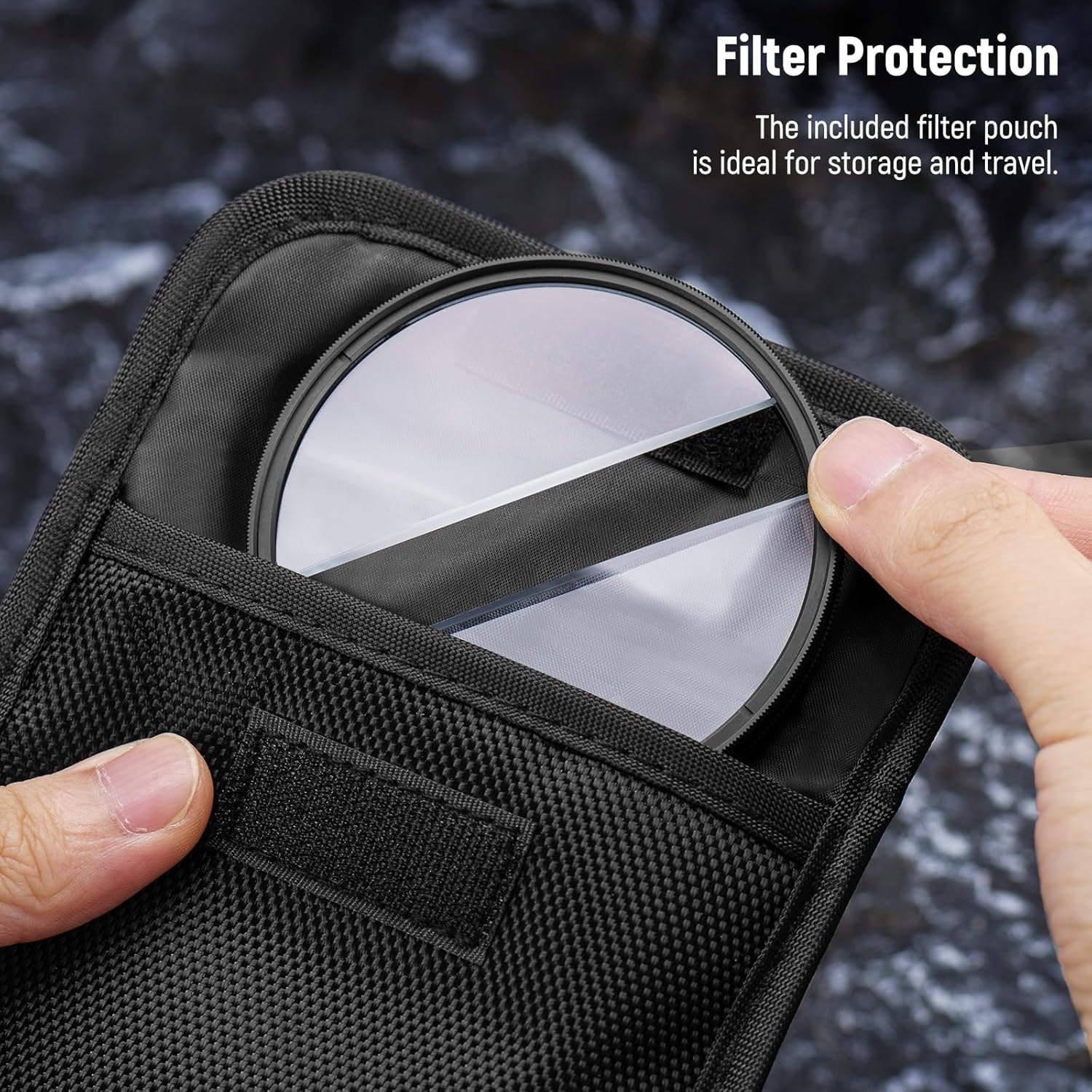 Thumbnail 6 de NEEWER 67 mm Mittelfeld Geteilte Dioptrien-Effektfilter (K9, Aluminiumrahmen) – 360° für wiederholbaren Farbeffekt