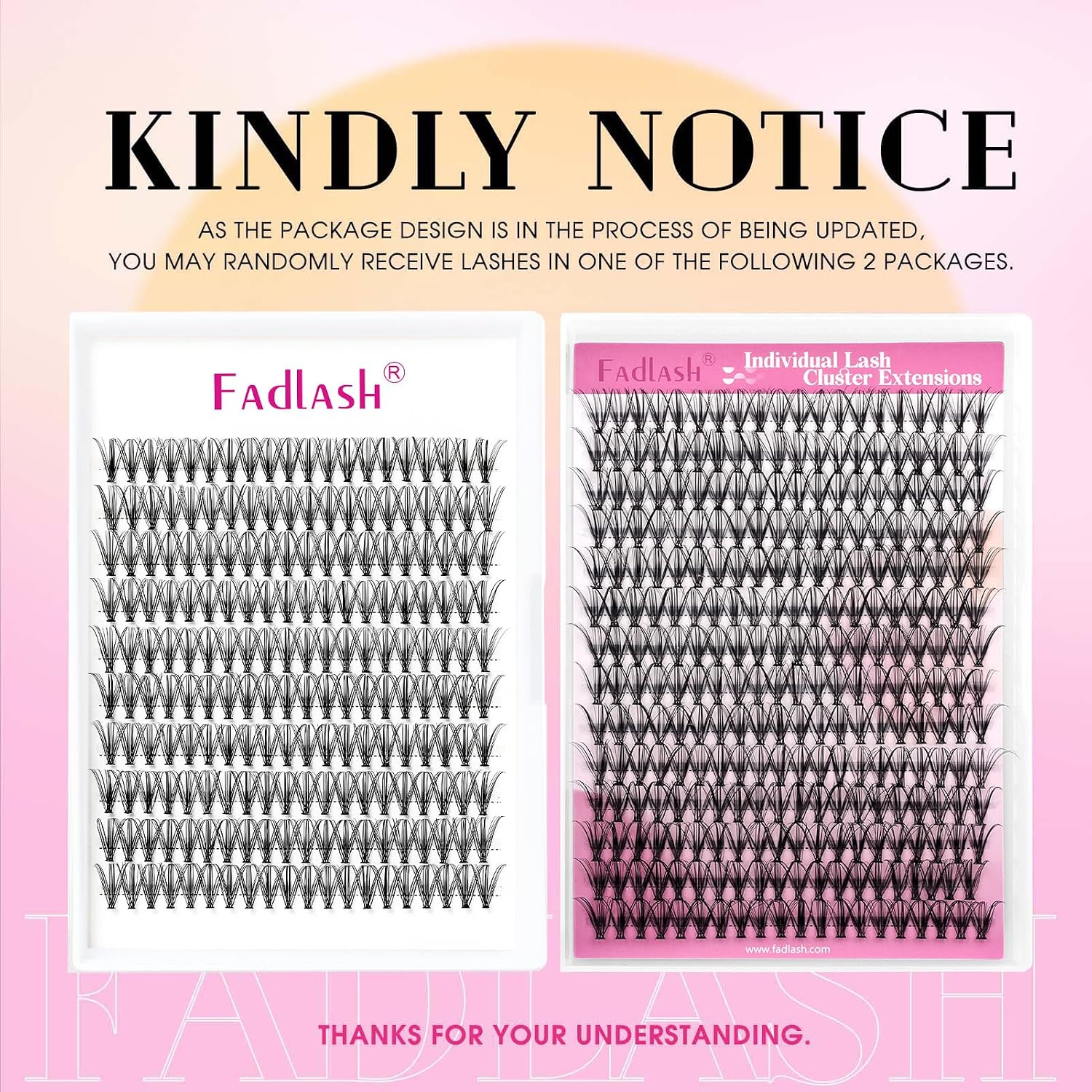 Detalle 2 de FADLASH 20D D-Curl Individual Lash Clusters, 13 mm