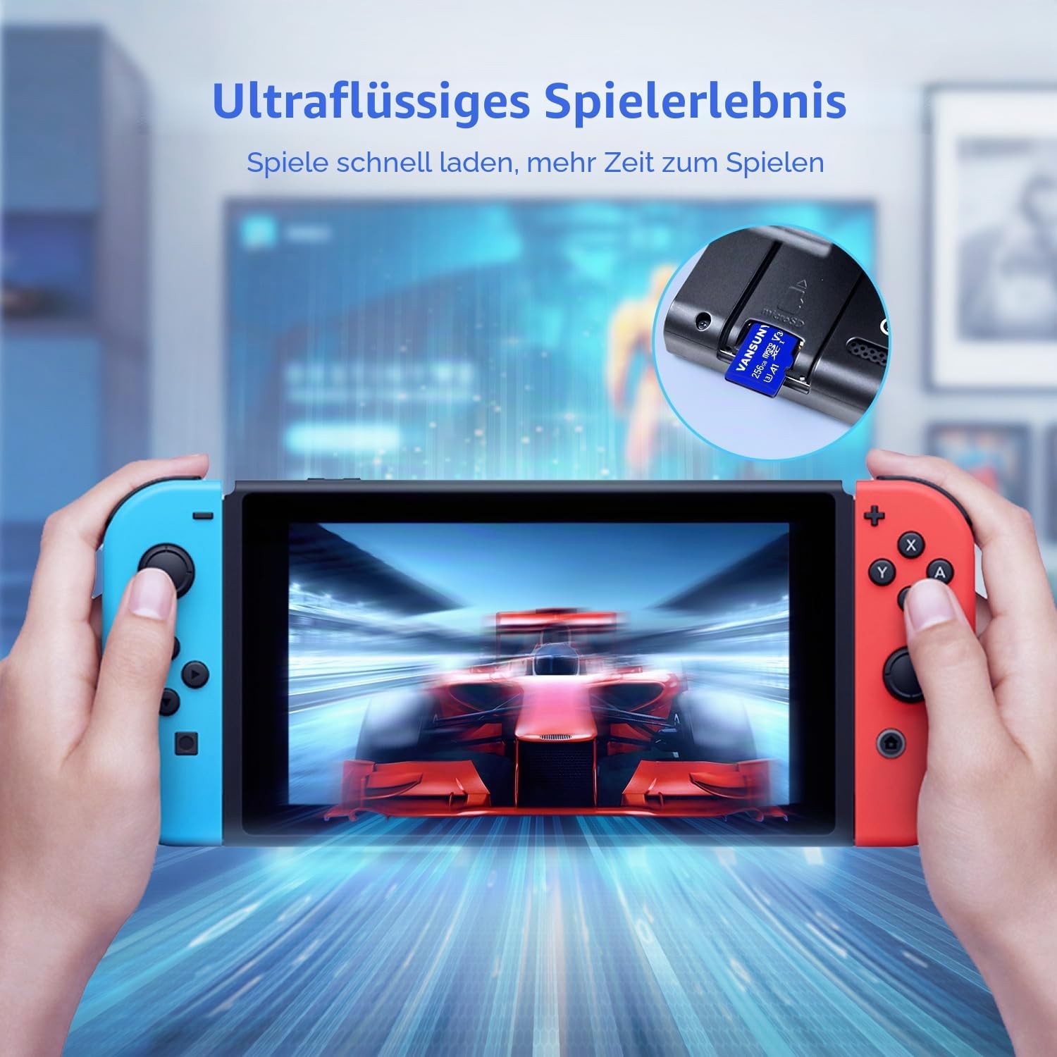 Thumbnail 4 de Vansuny Micro SD Karte 256 GB – UHS-I, U3, A1, V30 mit SD Adapter