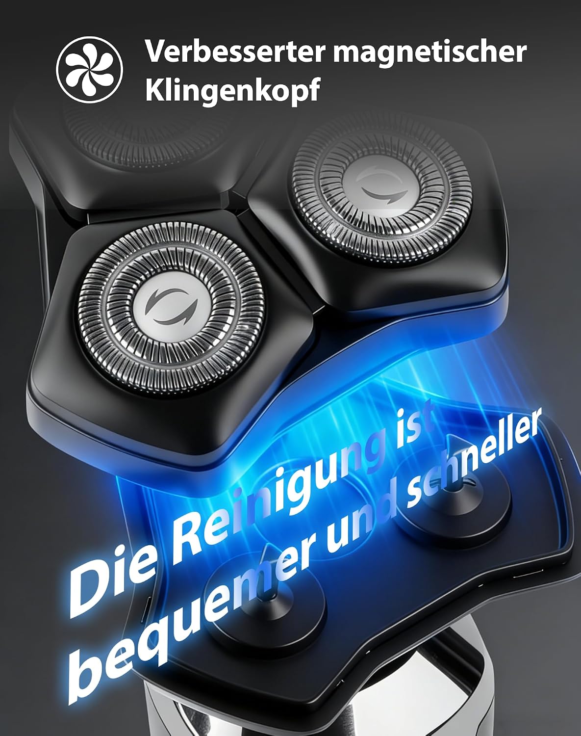 Detalle 2 de UTK 3‑in‑1 Rasierer 85 Minuten Akku