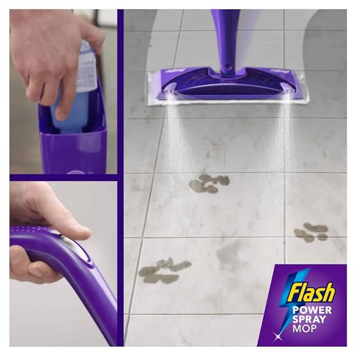 Detalle de Flash Power Spray Mop Floor Cleaner Liquid Citrus 4x1.25L