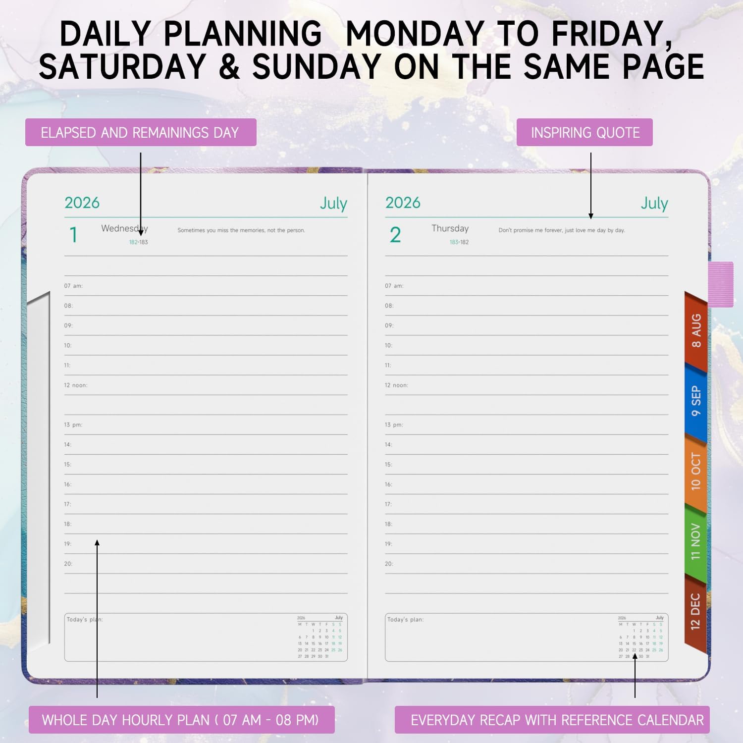 Thumbnail 1 de Sailingvan Academic Diary 2026-2027: Page A Day A5, July 2026 – June 2027